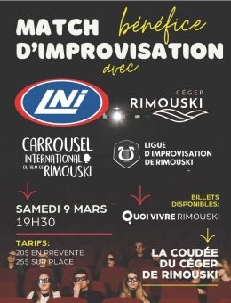 Soirée Match D'Impro - Carrousel international du film de Rimouski