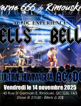 Taverne 666 | Hells Bells QC | Hommage à AC/DC