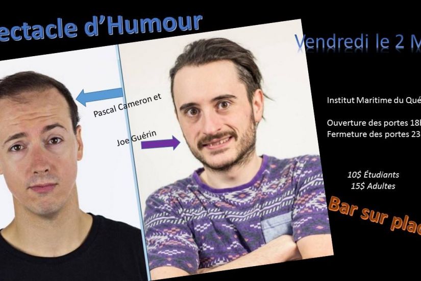 Spectacle Humour : Joe Guérin et Pascal Cameron