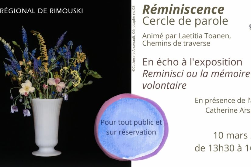 Cercle de paroles et atelier créatif - Reminiscence