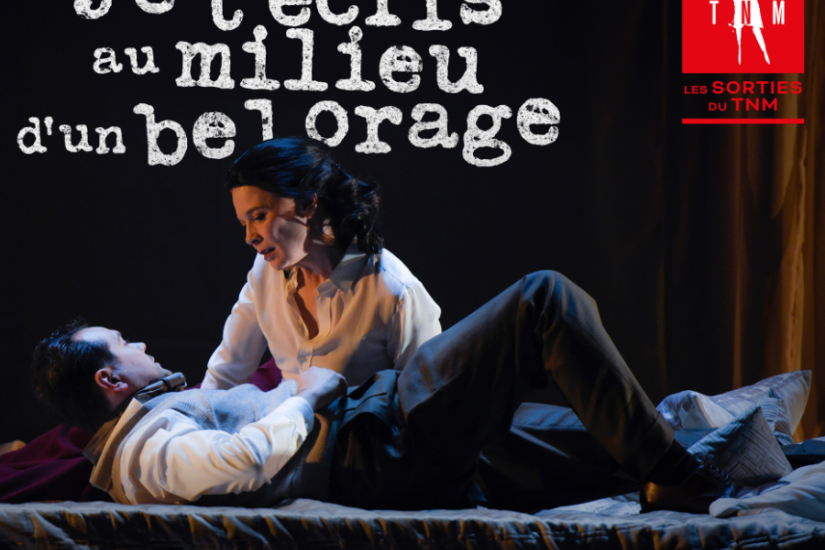 Je t'écris au milieu d'un bel orage