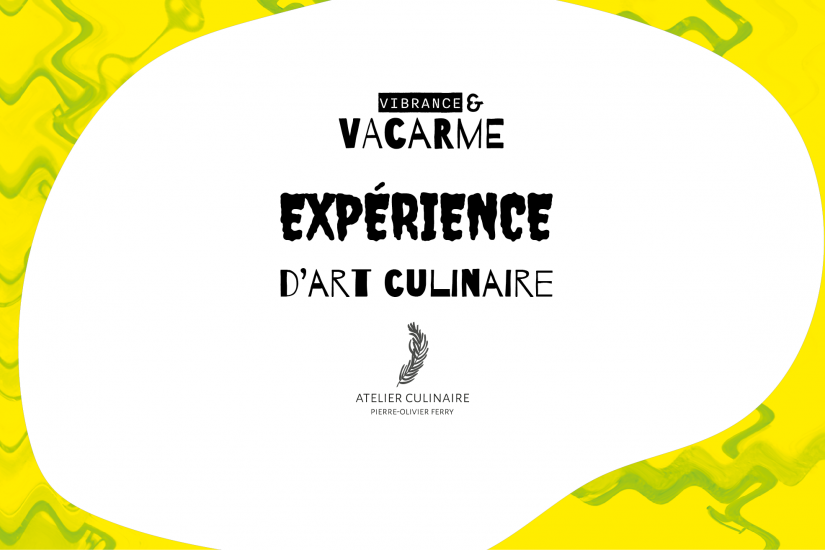 Expérience d’art culinaire par le chef Pierre-Olivier Ferry