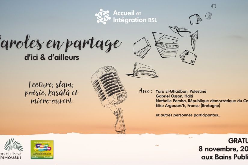 Salon du livre 2024 | Paroles en partage d&#039;ici et d&#039;ailleurs