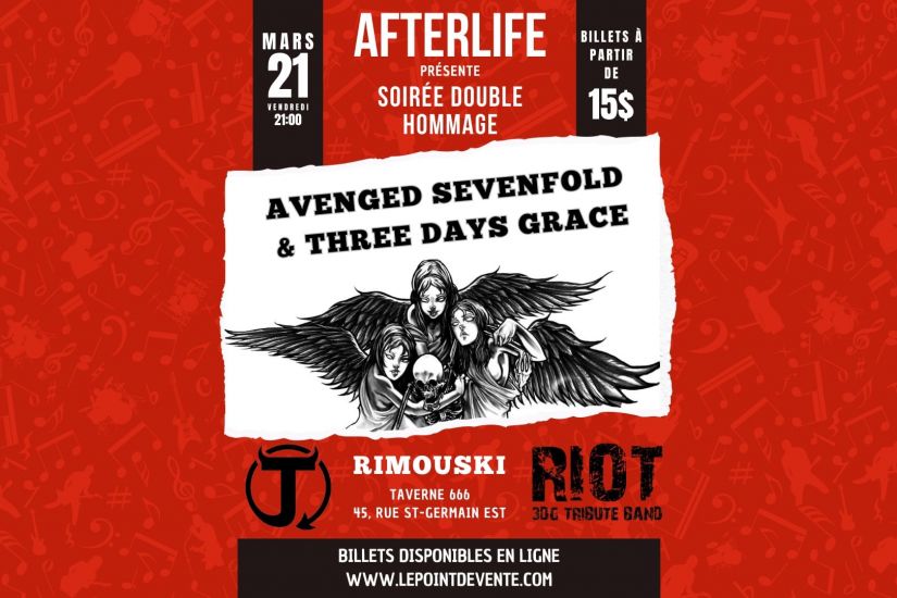 Double hommage | Avenged Sevenfold et Three Days Grace