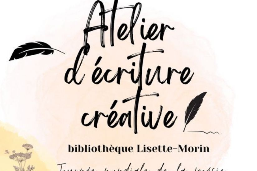 Atelier d’écriture créative et lecture de poésie