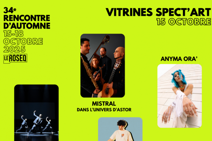 Vitrine ROSEQ | Hélène Blackburn, Mistral, Julyan, Anyma Ora&#039;