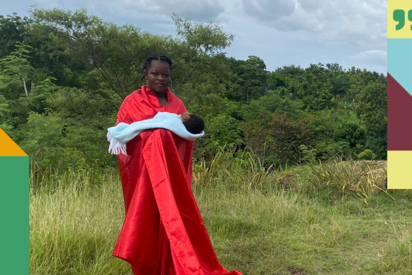 Vernissage de Sere Bouboun - installation photo de Phalonne Pierre Louis