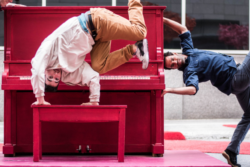 Piano public par Ample Man Danse