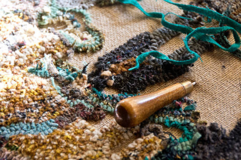 Initiation au tapis crocheté