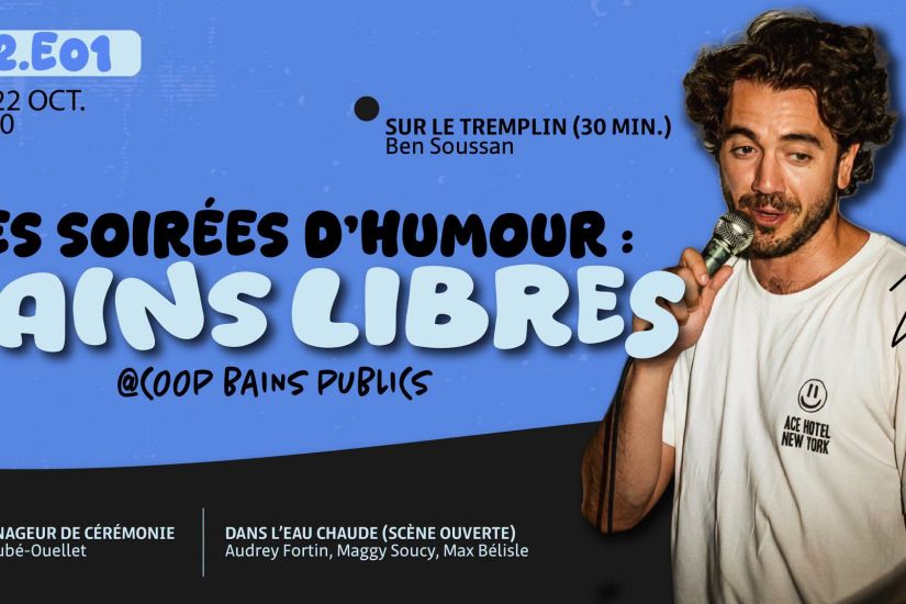 Soirée d'humour | Bains Publics