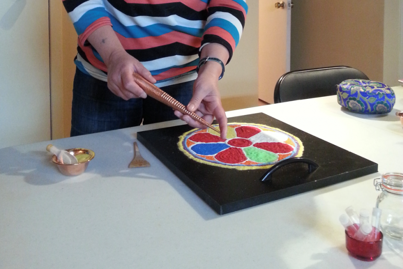 Atelier création de mandala de sable - sur inscription
