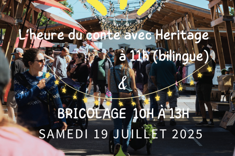 Heritage Bas-Saint-Laurent au Marché public de Rimouski