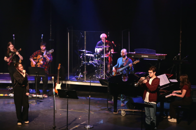 Exercice pédagogique des élèves de Musique jazz-pop